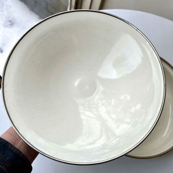 Vintage 1981 Asta Katja German Enamel Bakeware Dish Oak Leaf & Acorn - Picture 11 of 13